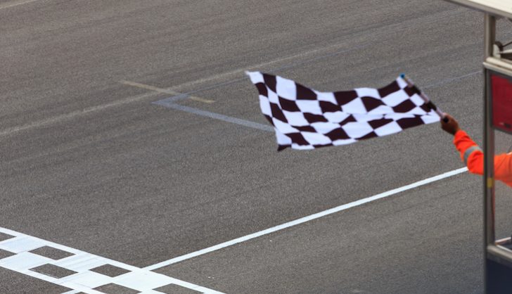 F1 Racing Checkered Flag